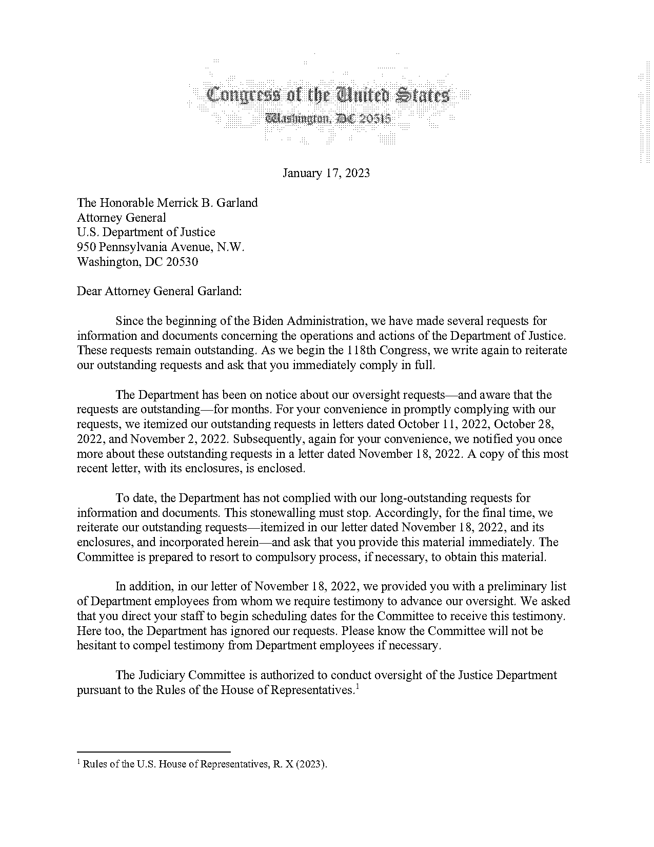 letter from attorney requesting documents