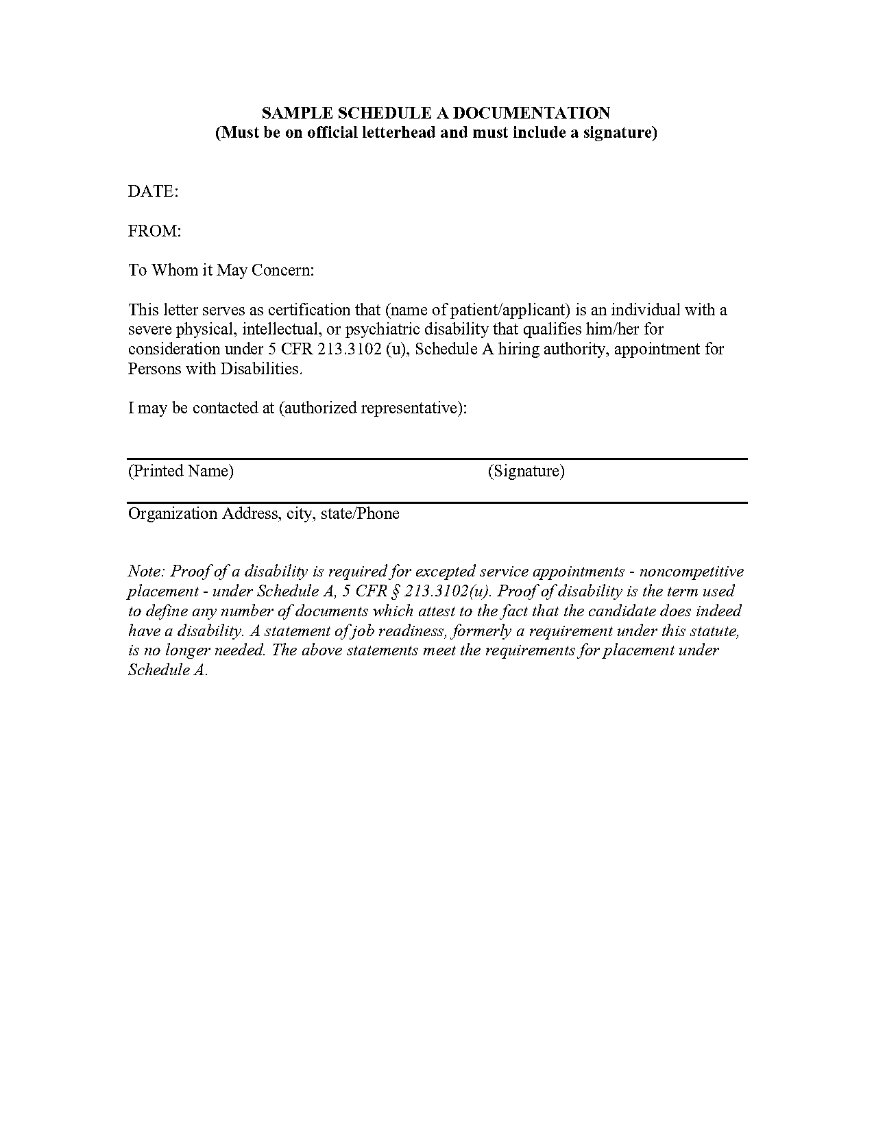 application to government official sample