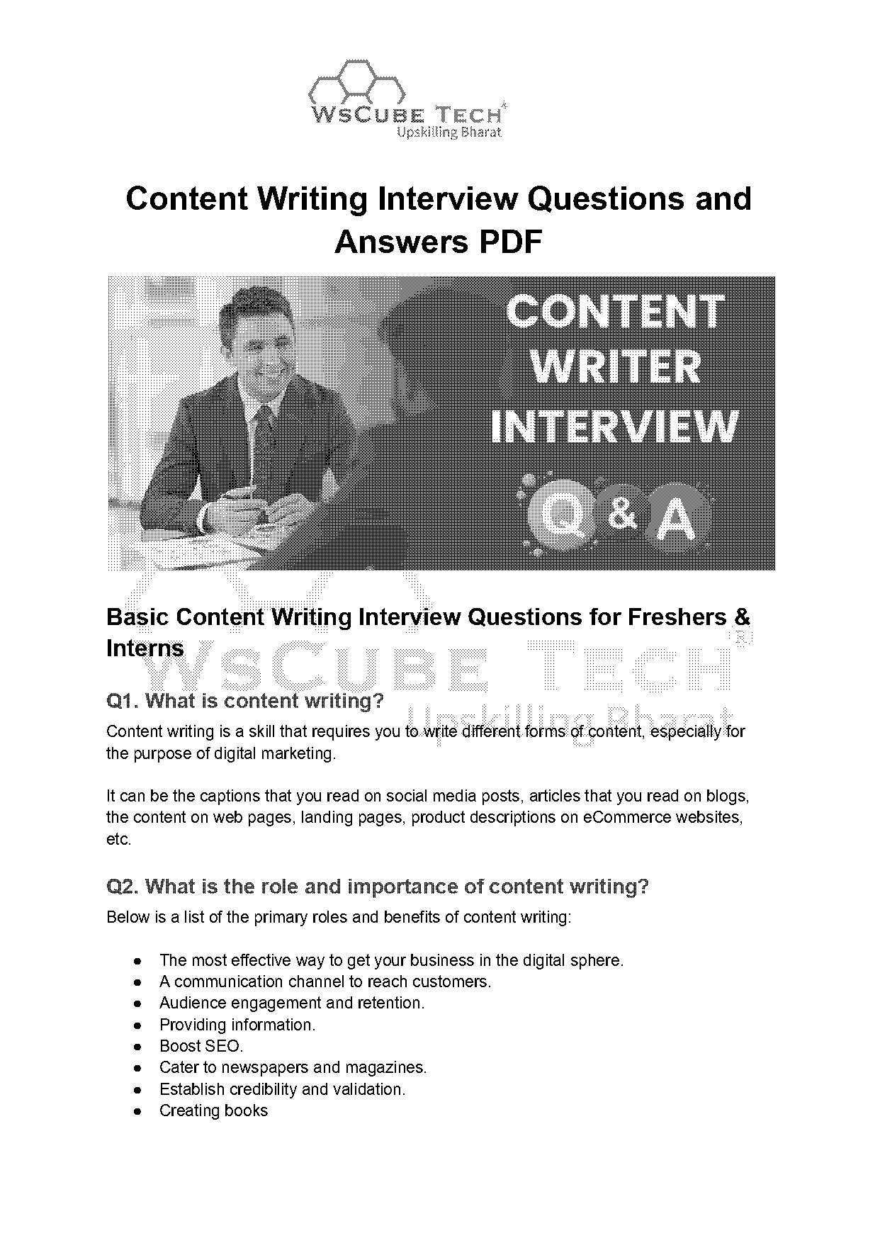 technical writer interview questions and answers pdf