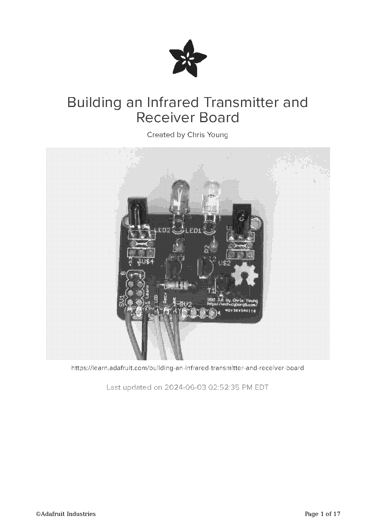 simple ir transmitter and receiver project