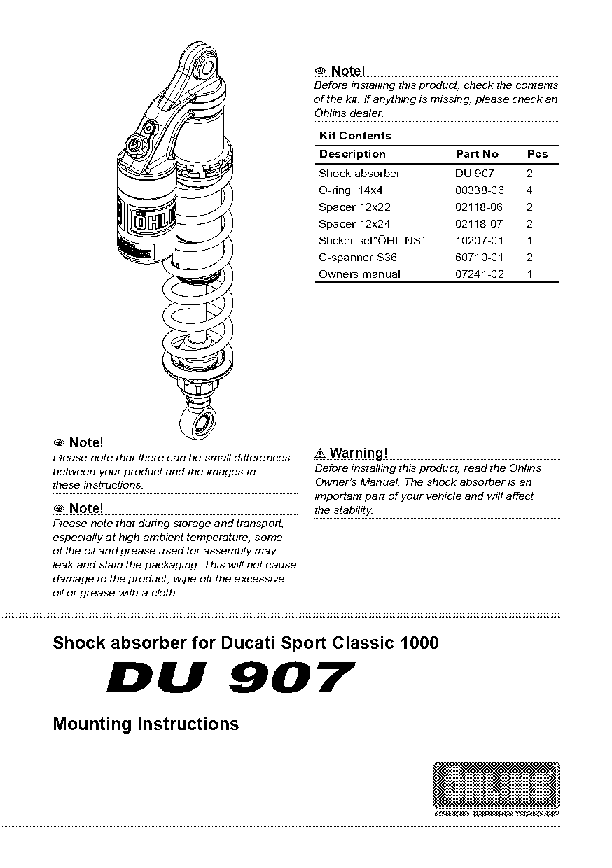 ducati sport classic parts manual