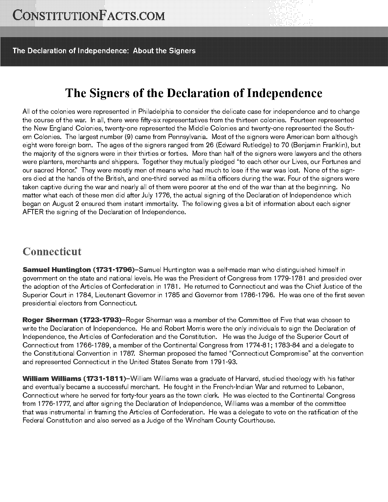 declaration of independence during continental congrress