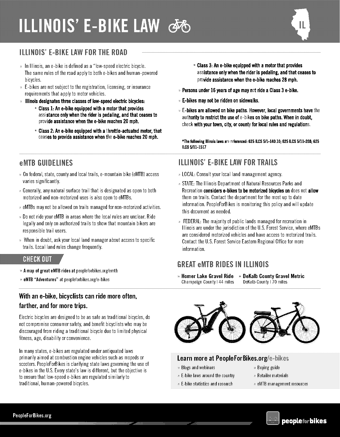 electric bicycle license requirements in illinois