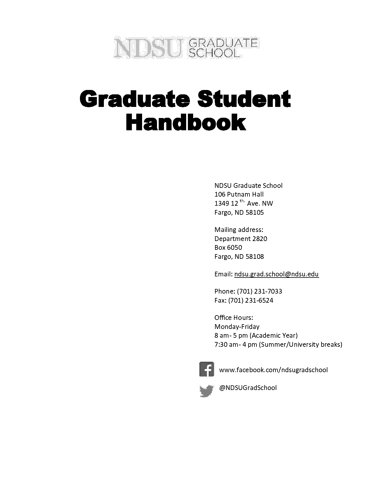 ndsu graduate school forms