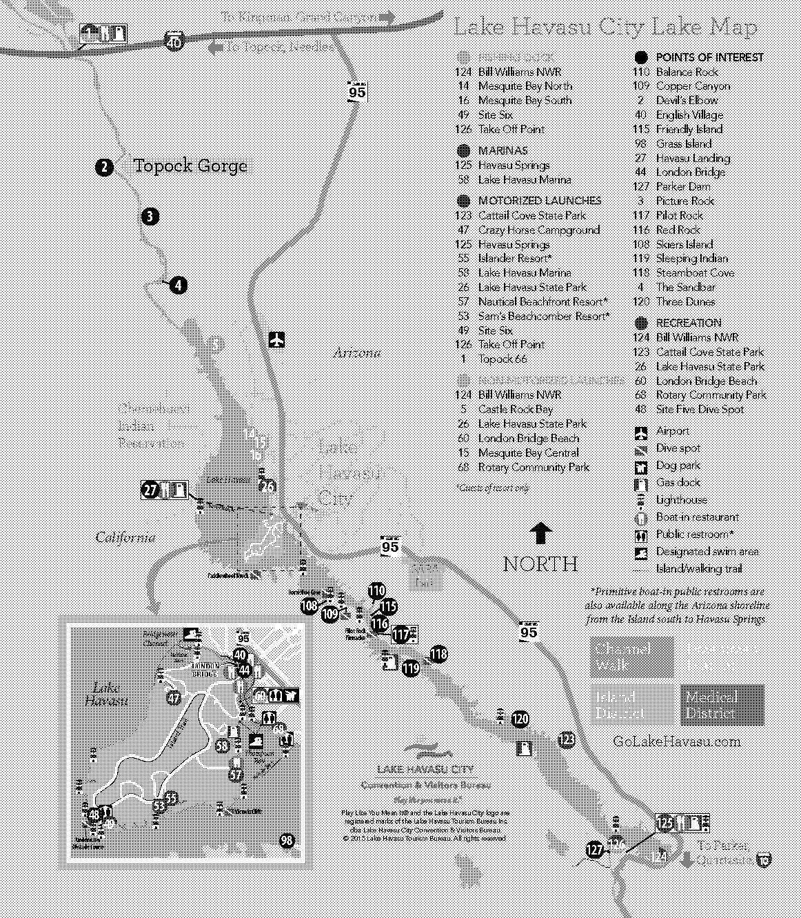 directions to lake havasu state park