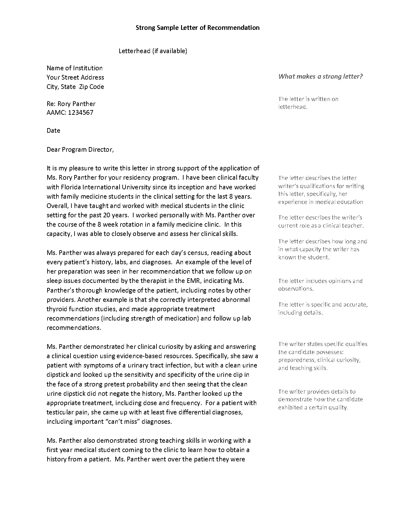 graduate school recommendation letter sample from supervisor