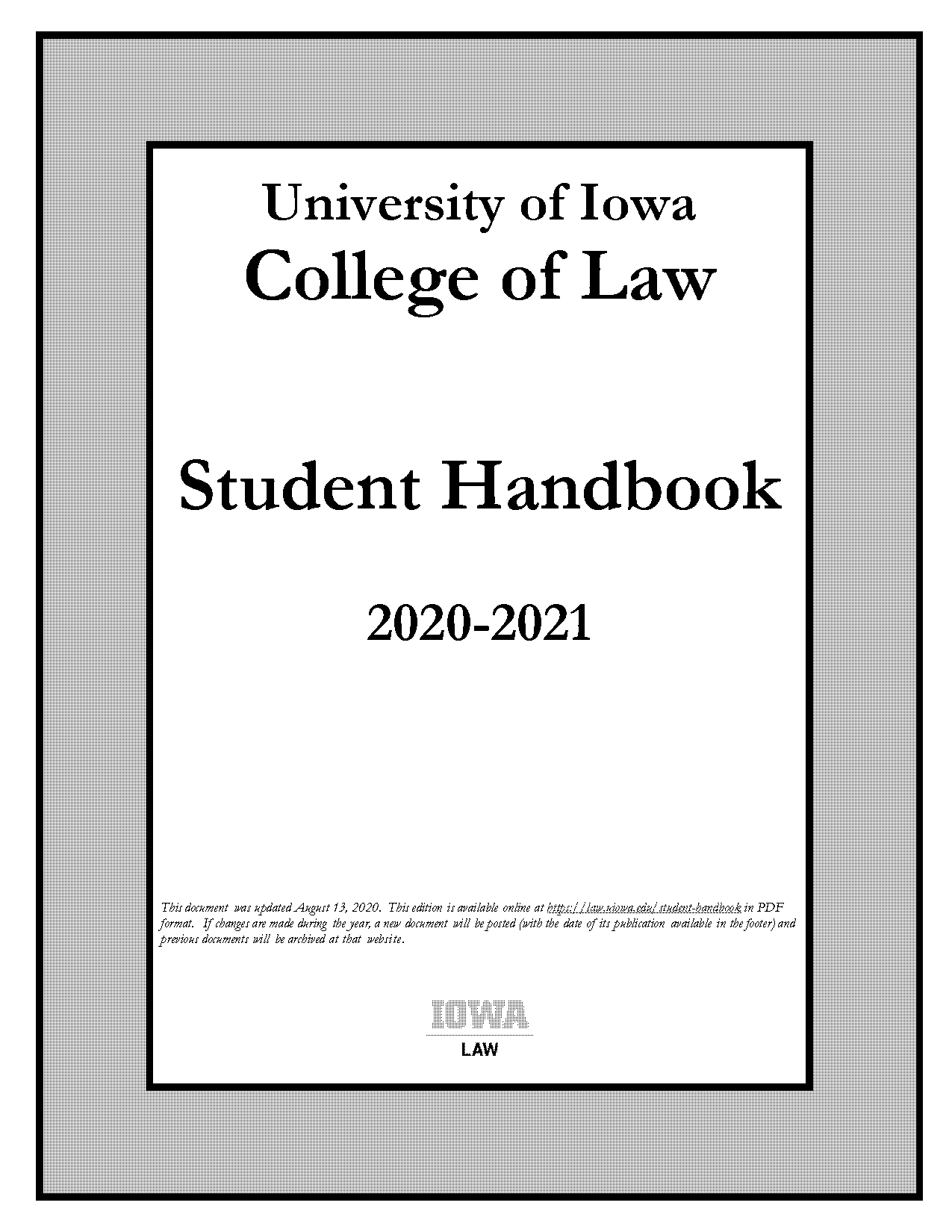 university of iowa faculty handbook