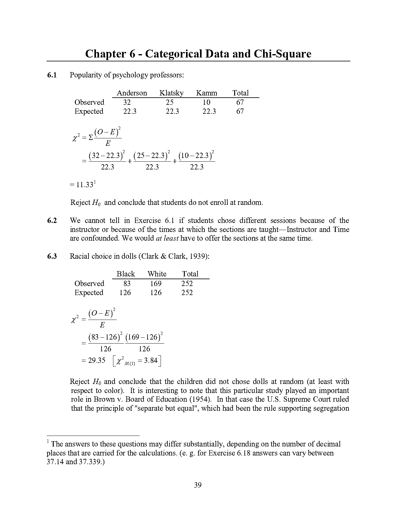 chi square problems and solutions pdf