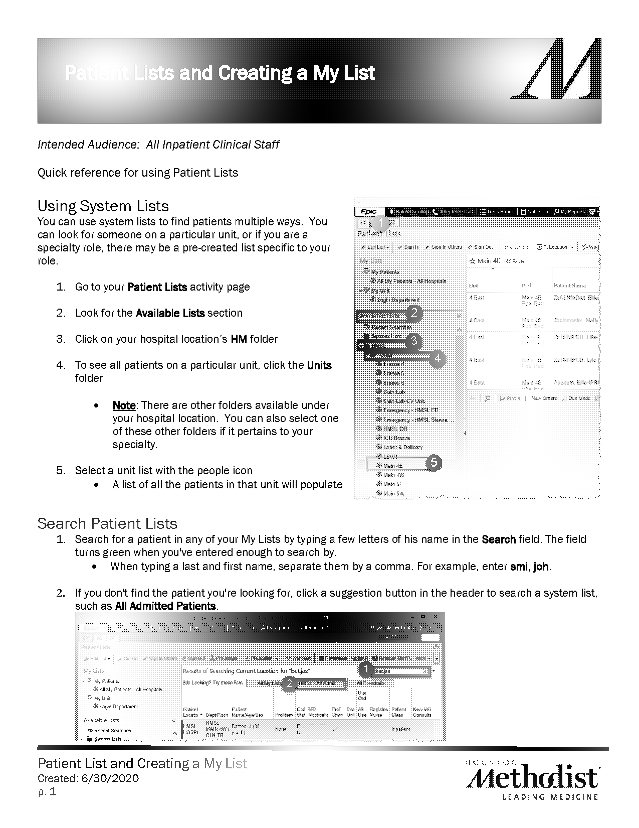 two column list template