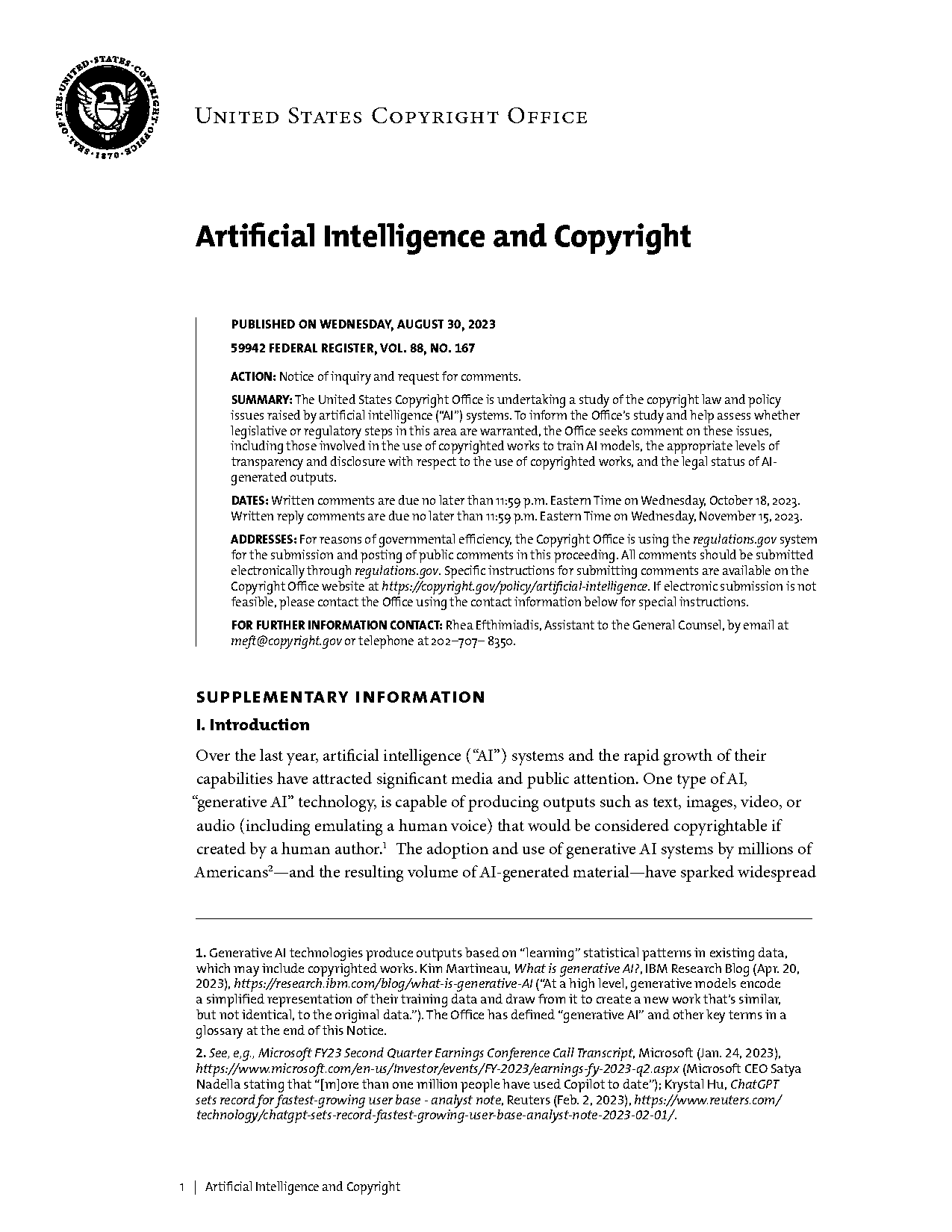 intellectual property protection for artificial intelligence