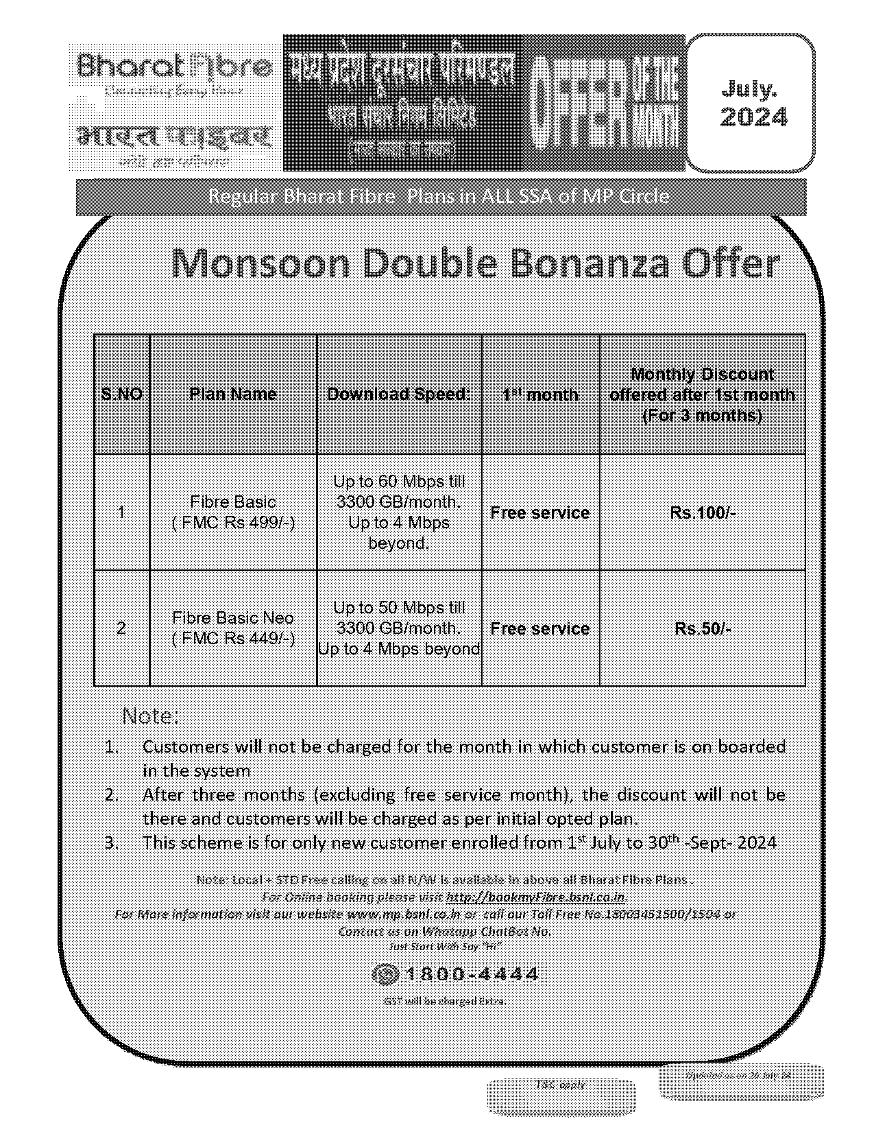 bsnl broadband home plans nashik