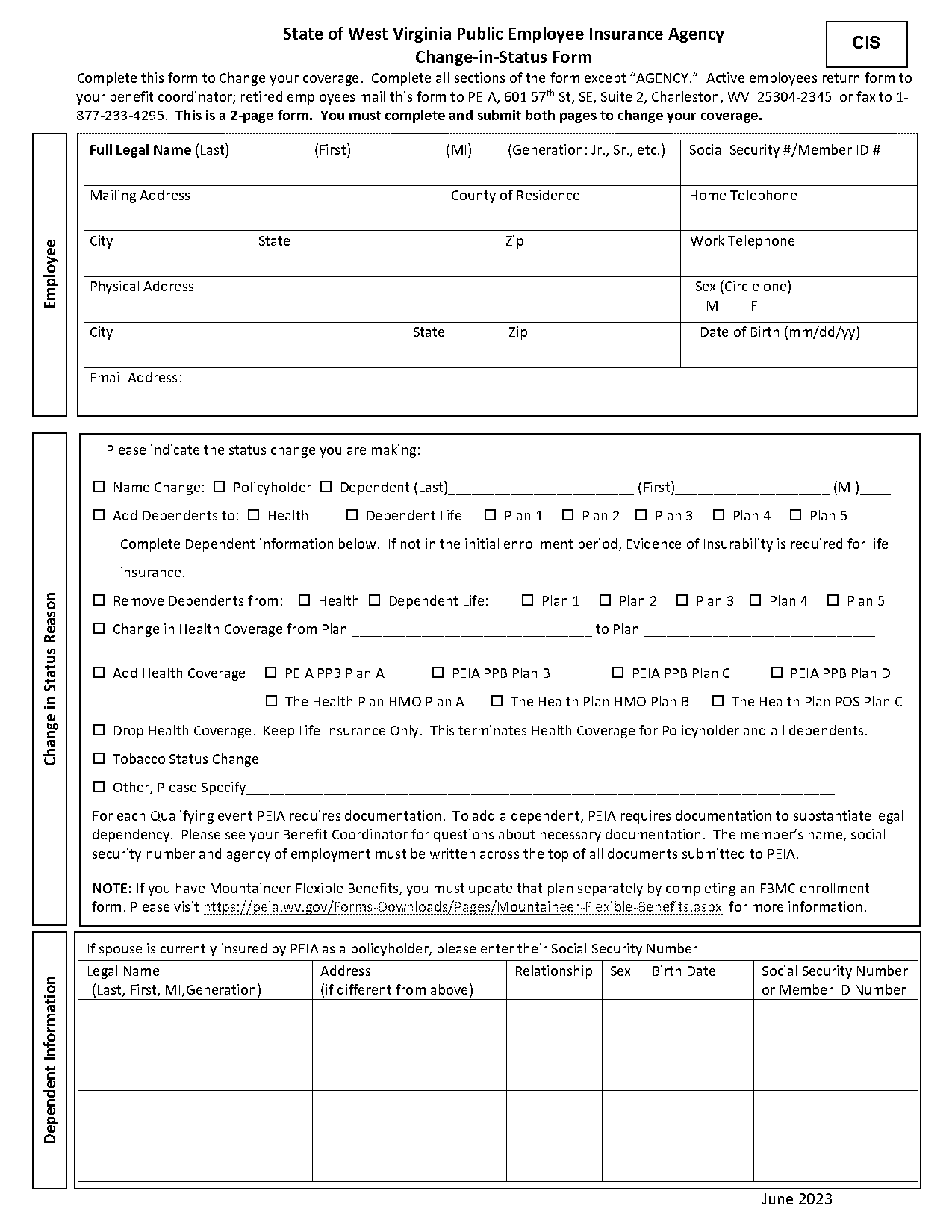 great west life insurance address change form