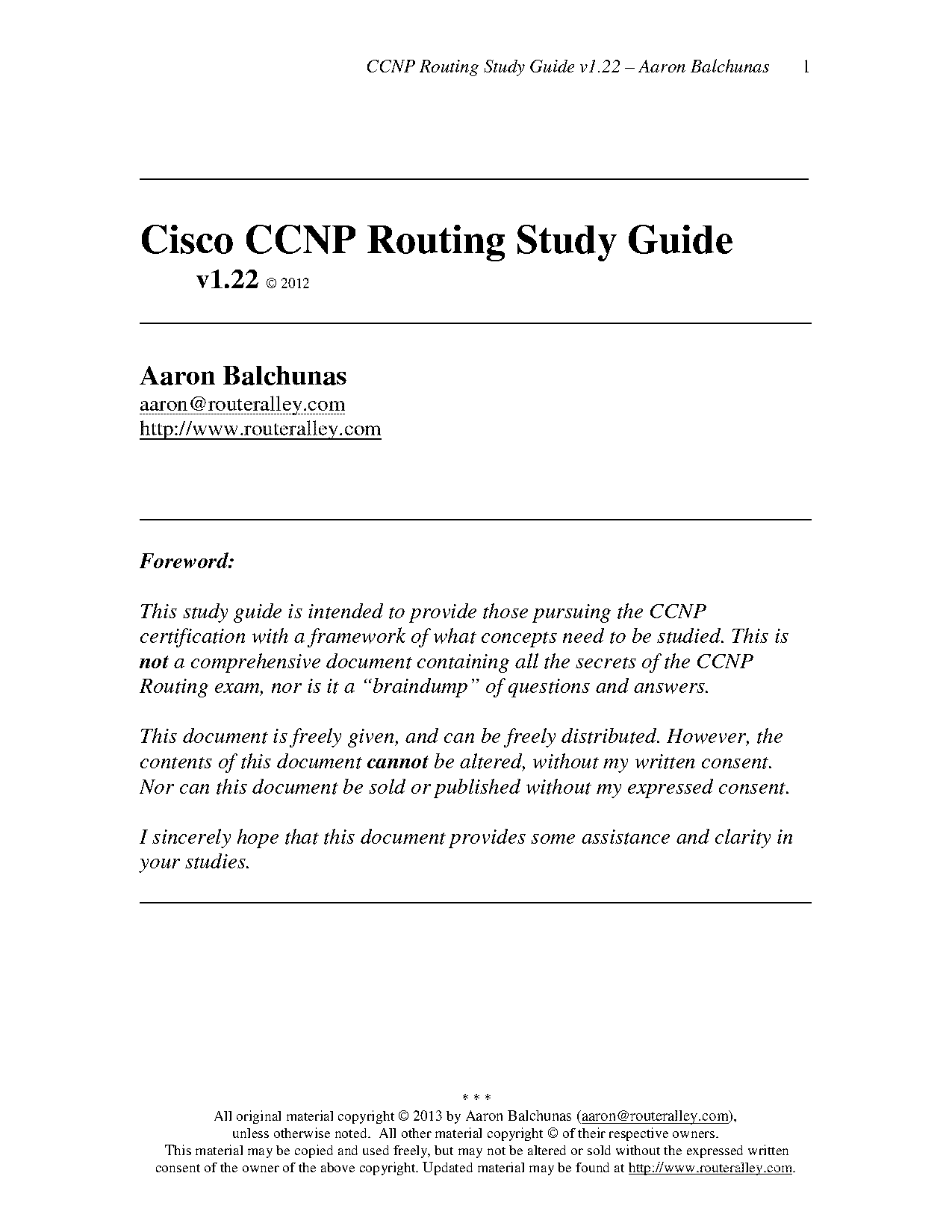 ccnp cheat sheet pdf