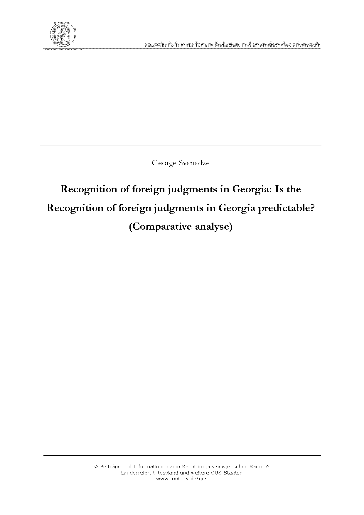 domesticate a judgment in georgia