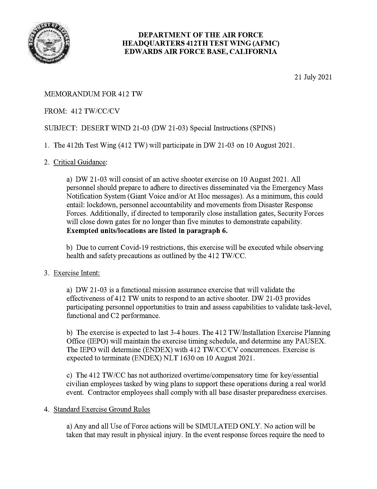 air force emergency management resume