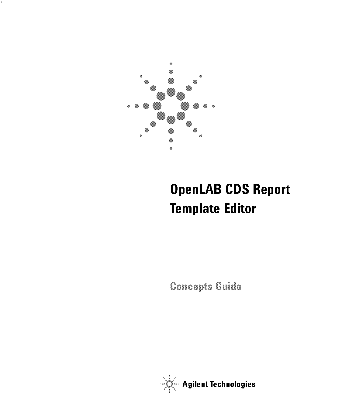 agilent openlab report template editor