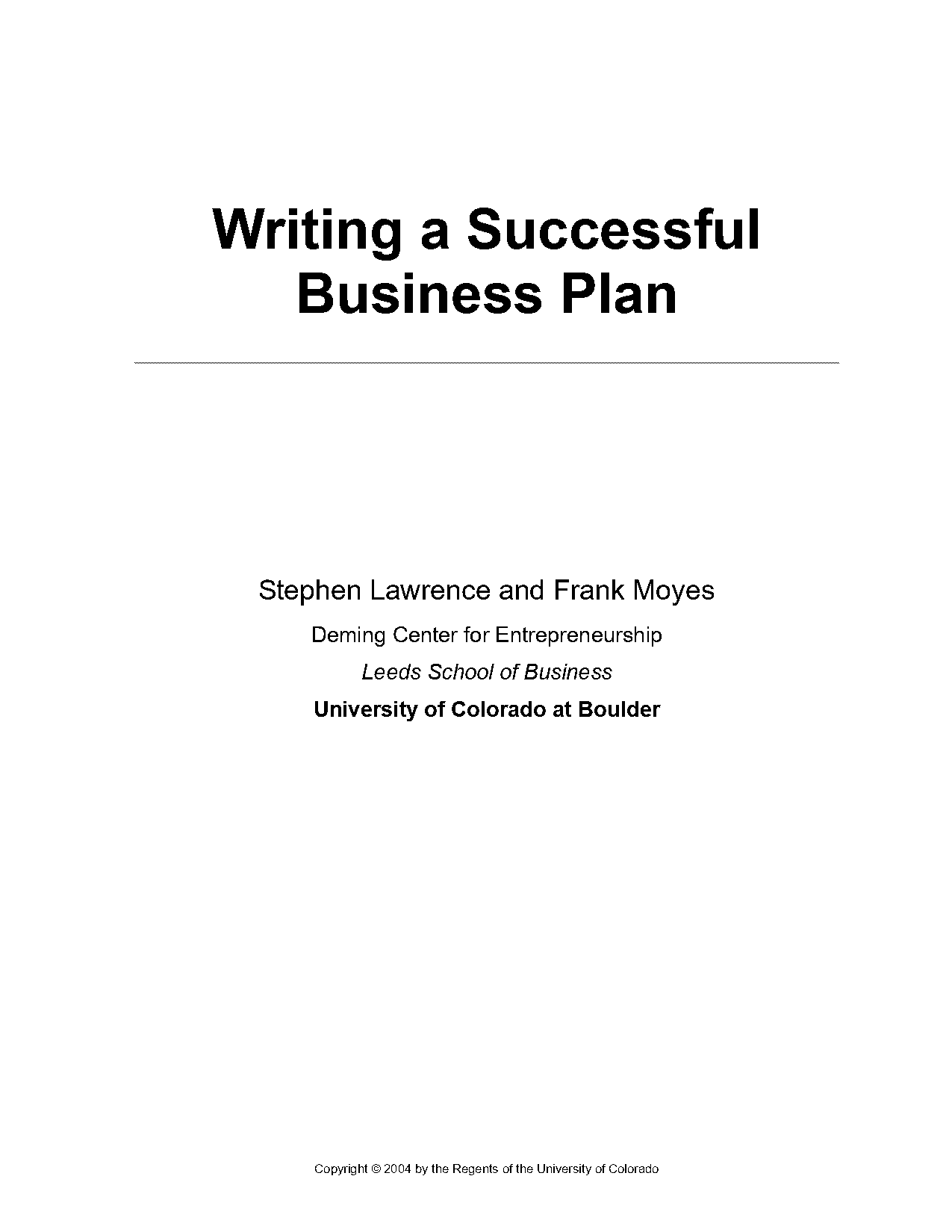 how to write a business plan to convince investors