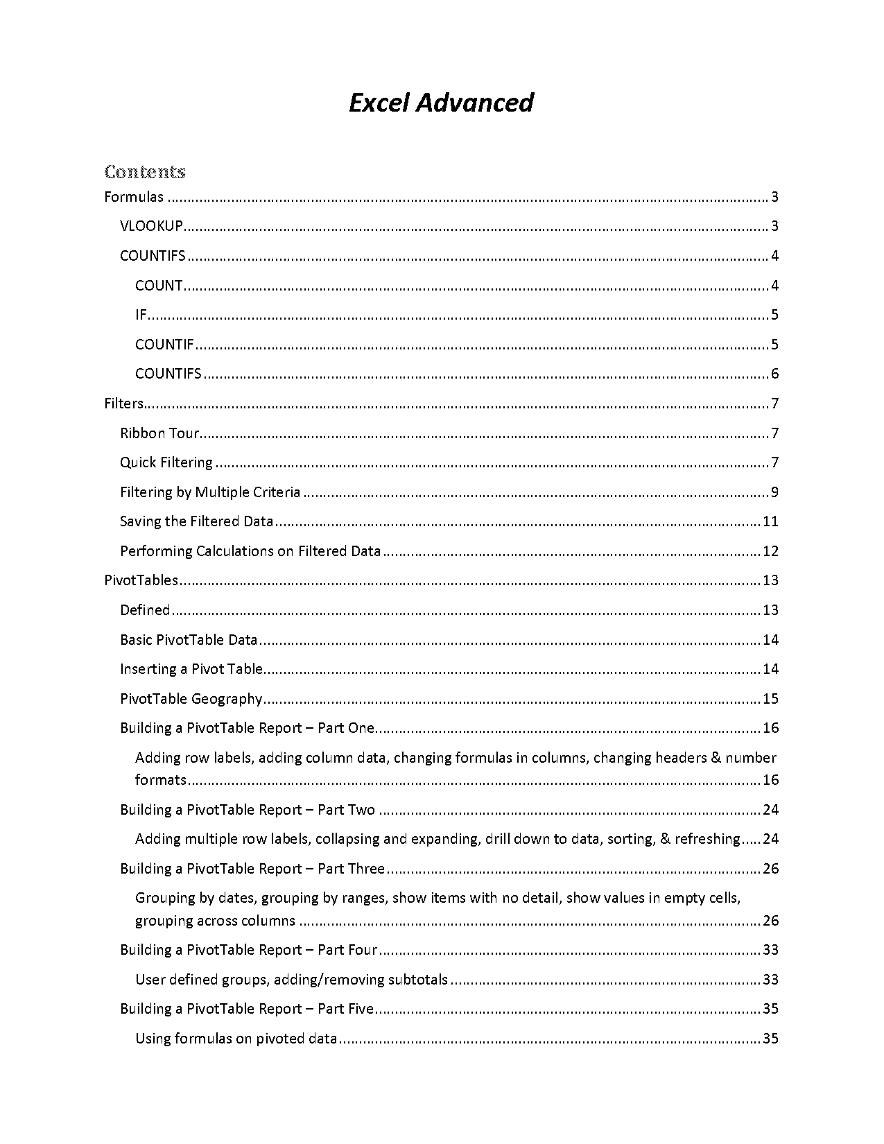 how to use subtotal in excel spreadsheet