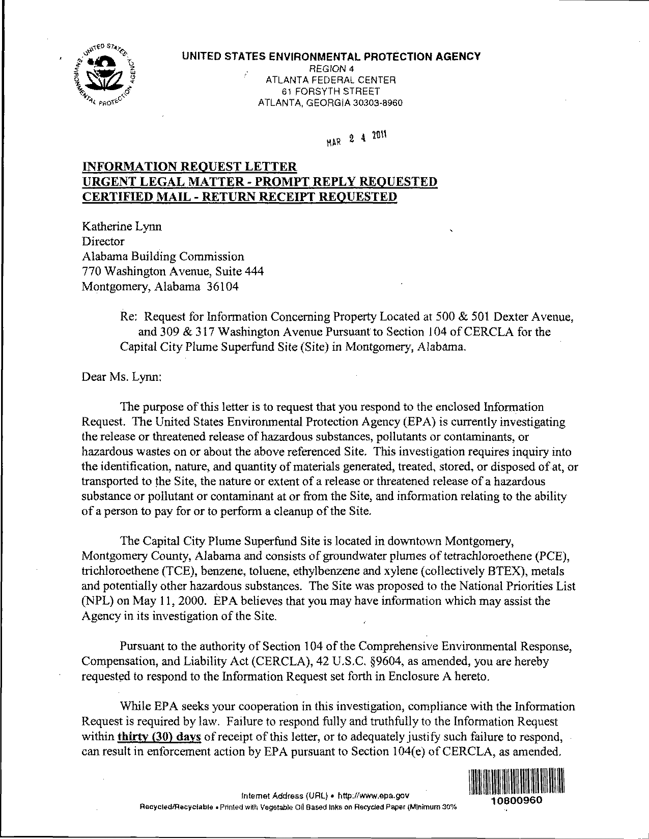 letter from attorney requesting documents