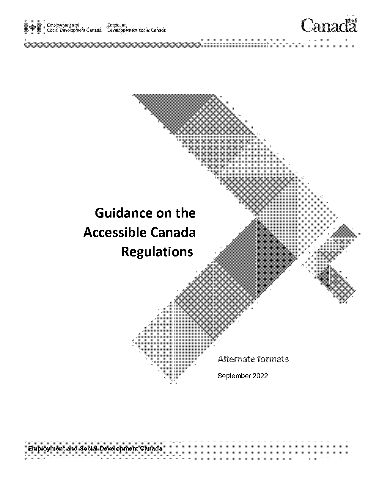 government of canada accessibility requirements