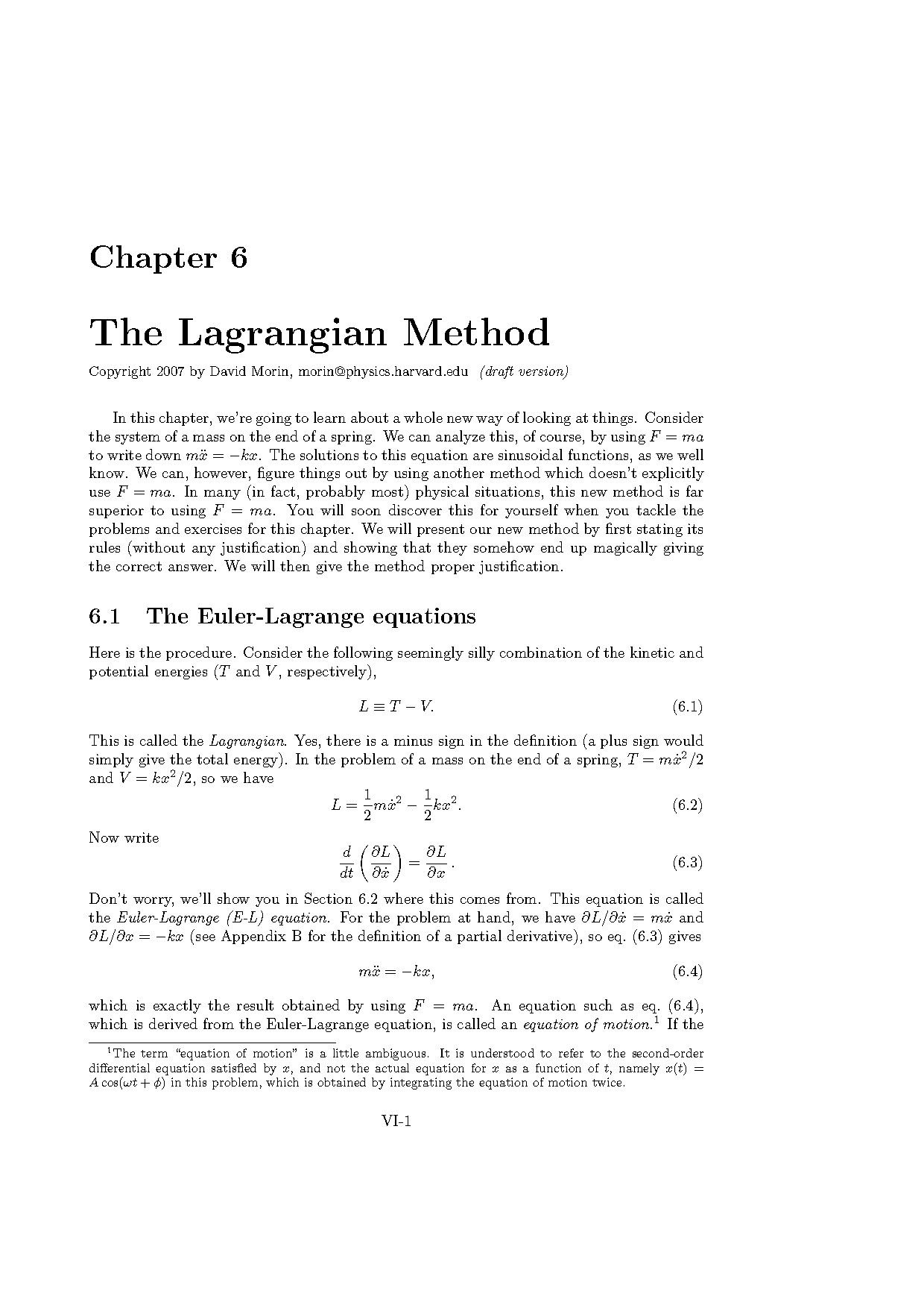 application of lagrange equation pdf