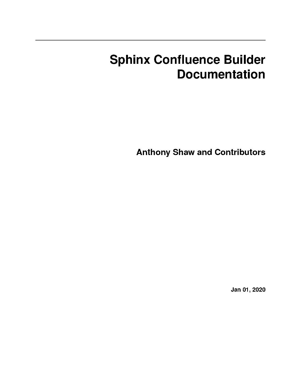 confluence table of contents blank line