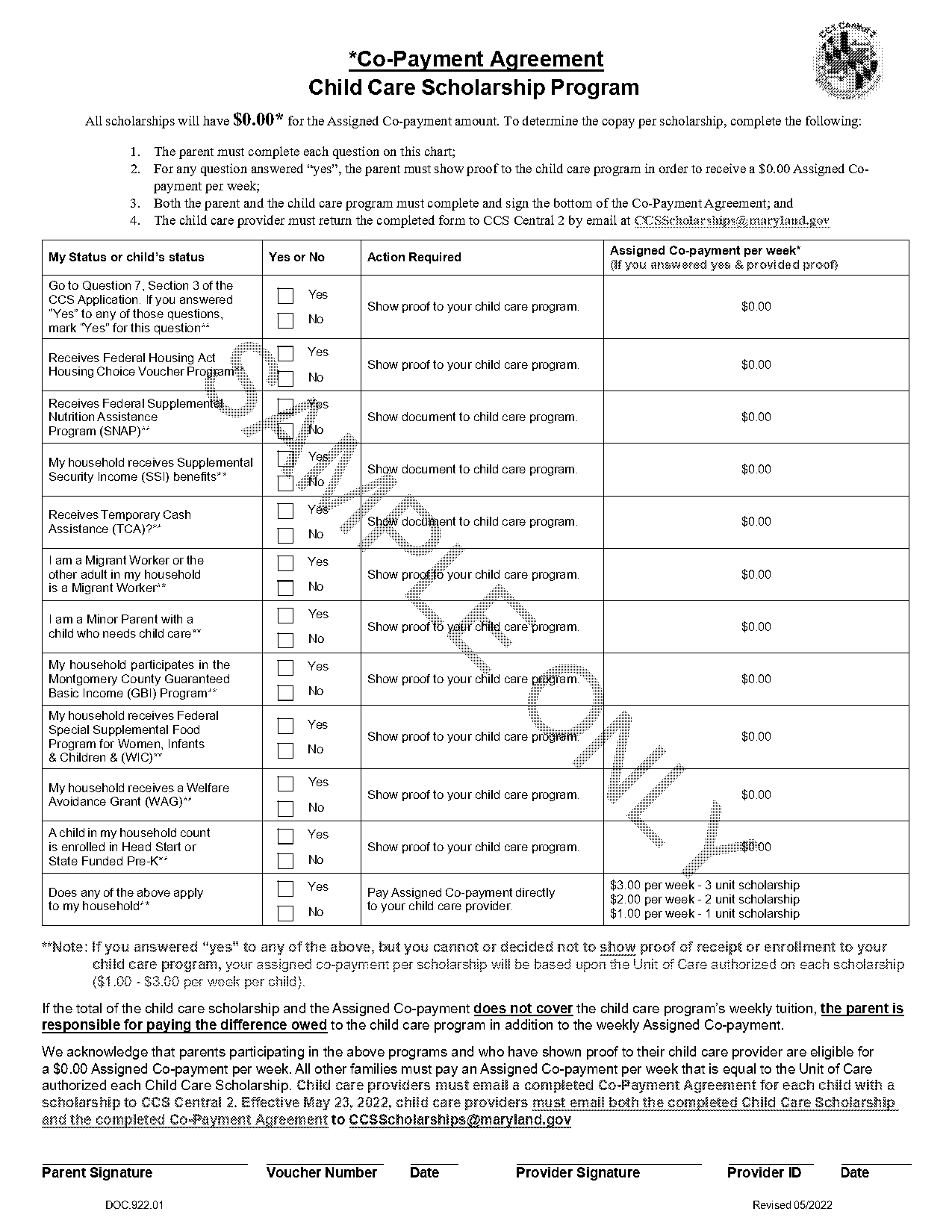 sample payment agreement contract