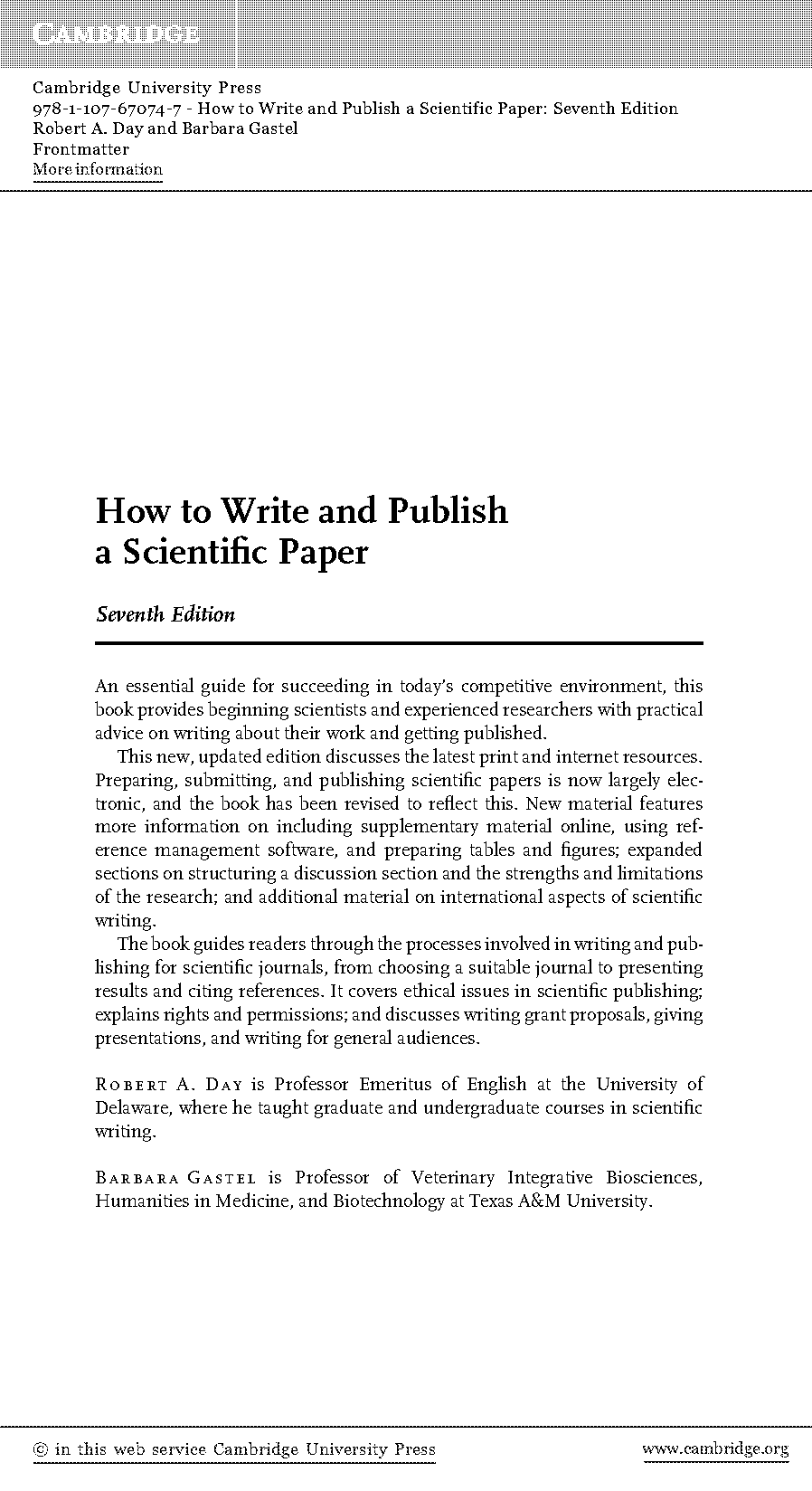 how to write and publish a scientific paper mobi 下载