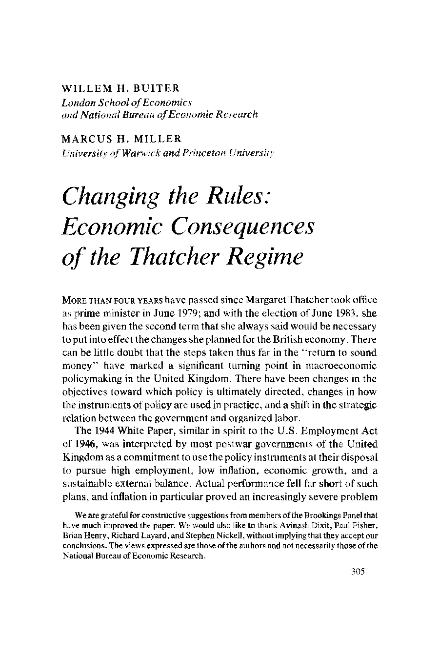 thatcherite economic policies vs new labor laws