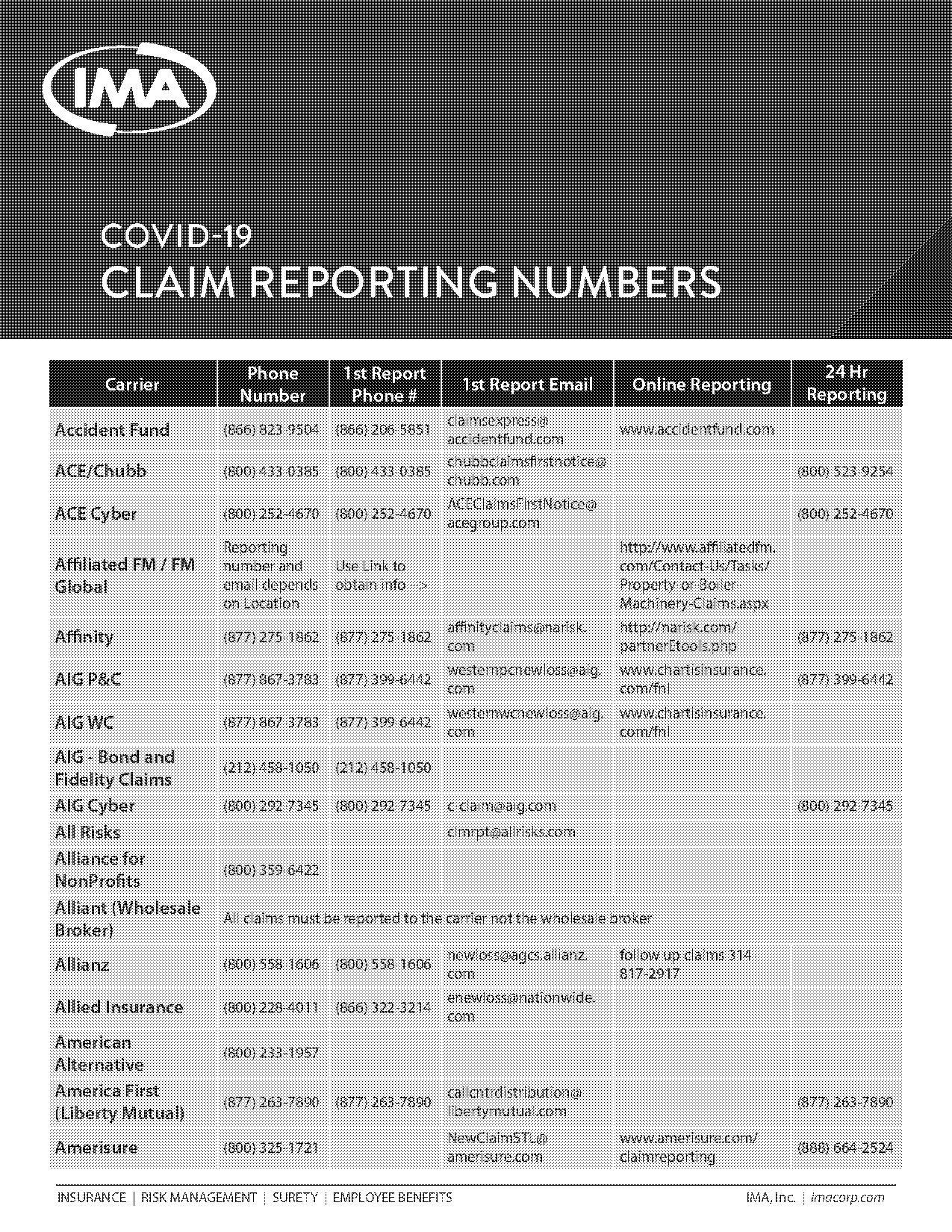 chubb marine claim form