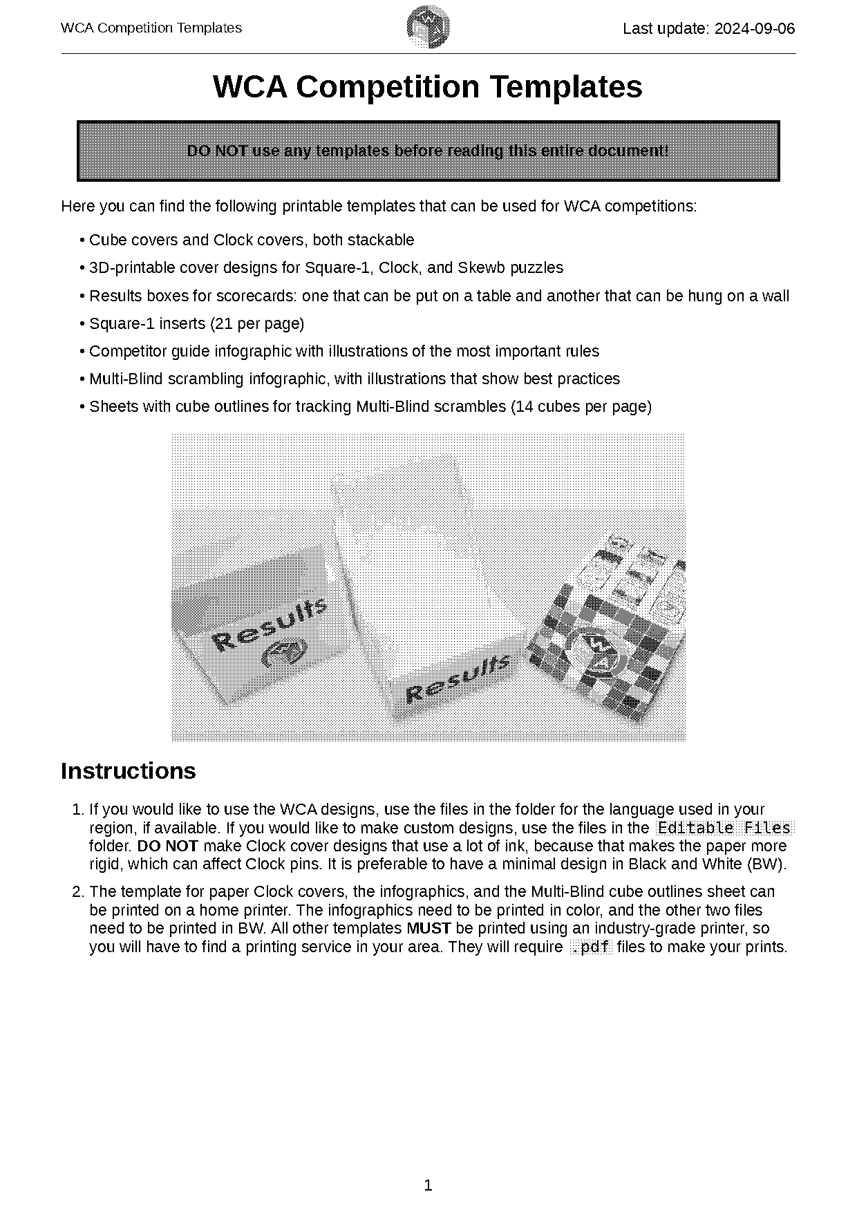 clock template to make