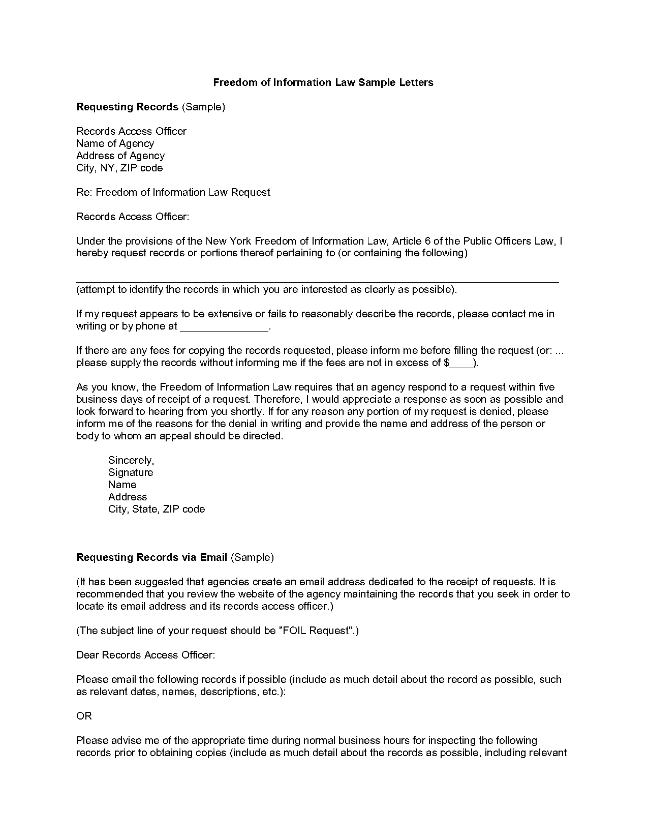 letter from attorney requesting documents