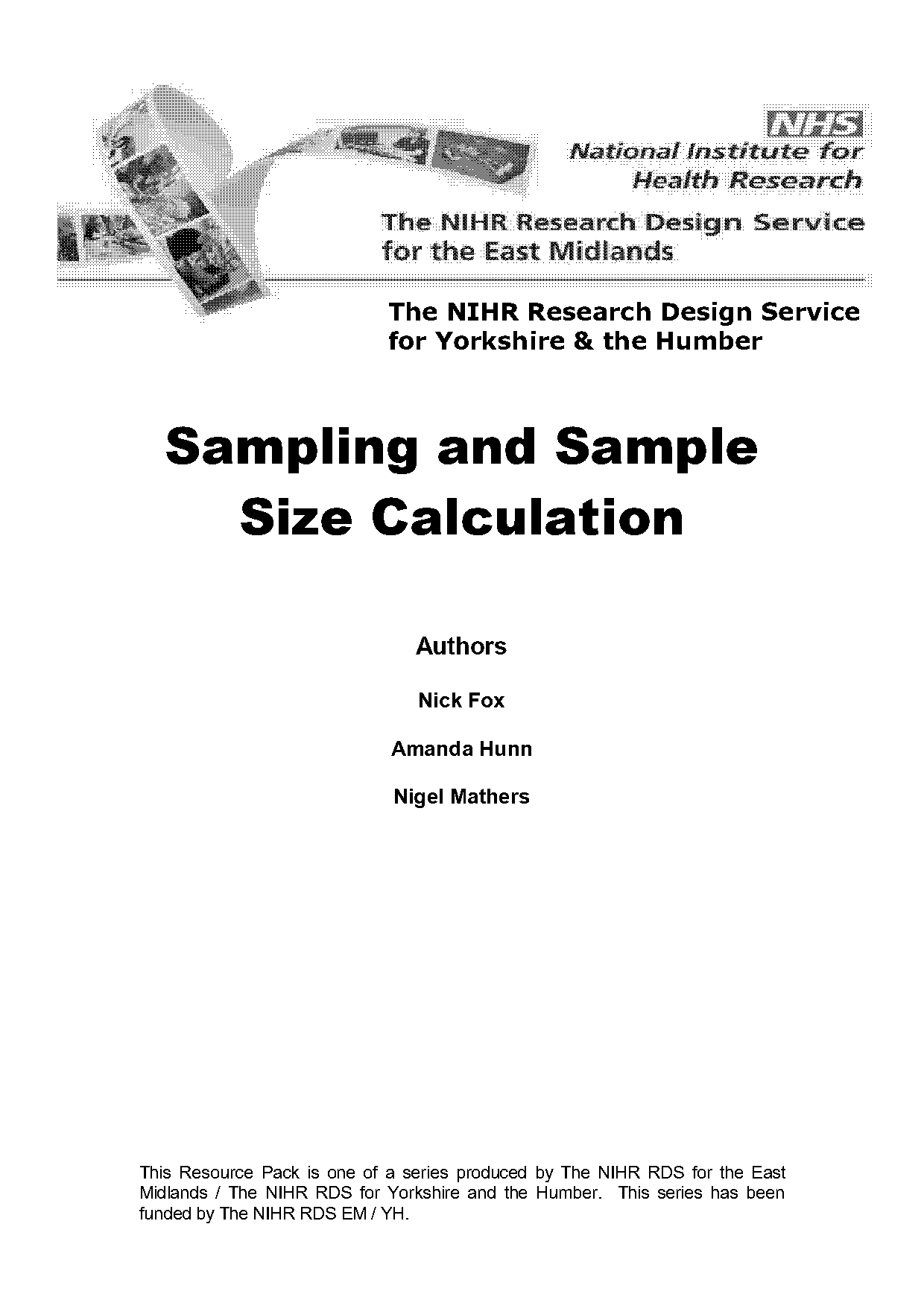 sample size calculation for survey study