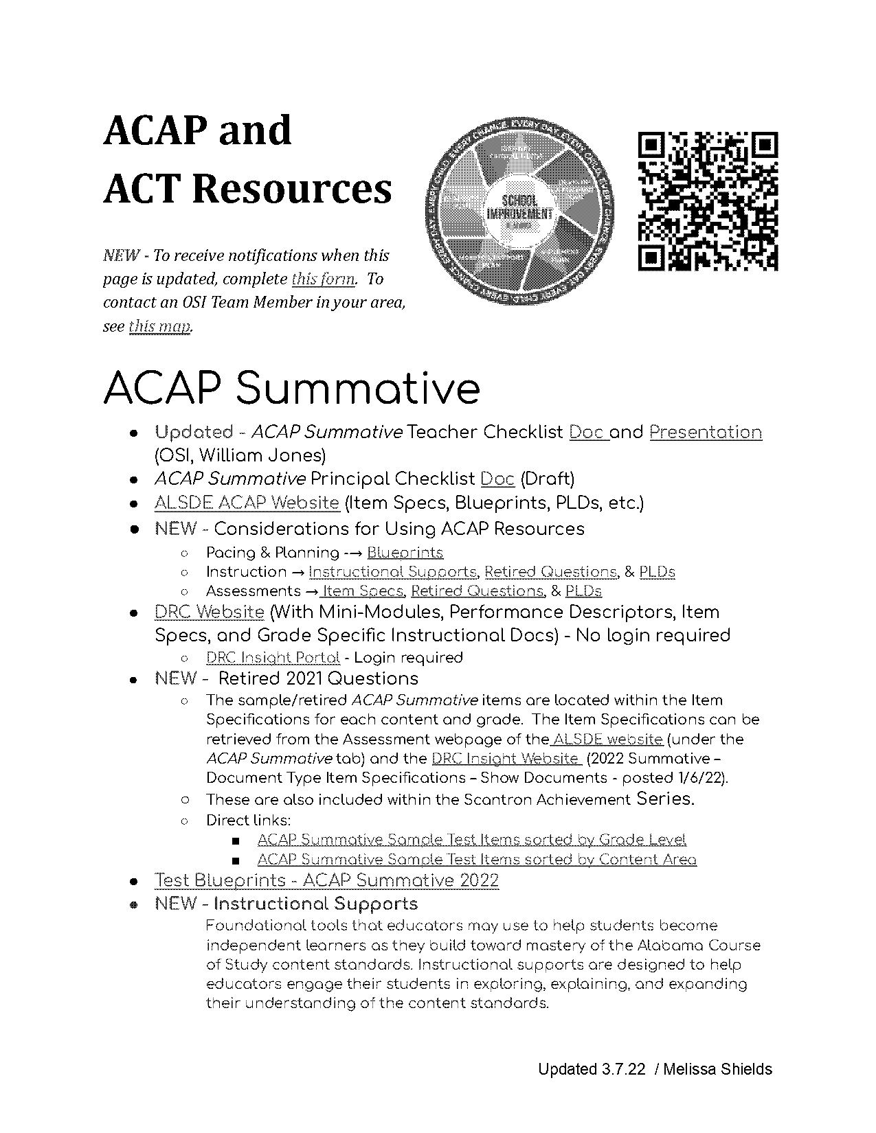 printable act math practice test