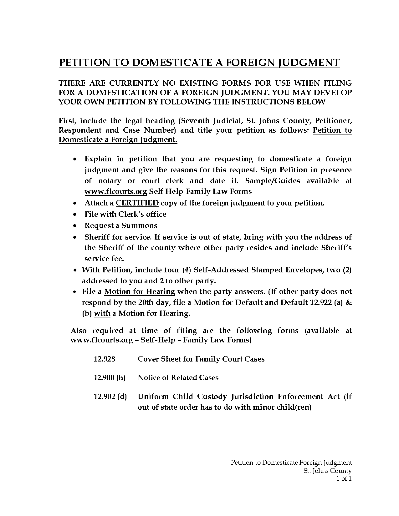 domesticate a judgment in georgia