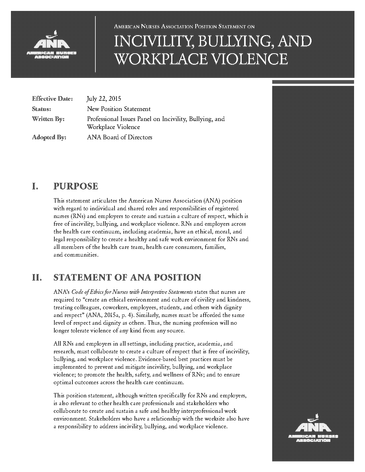 difference between witness statement and position statement