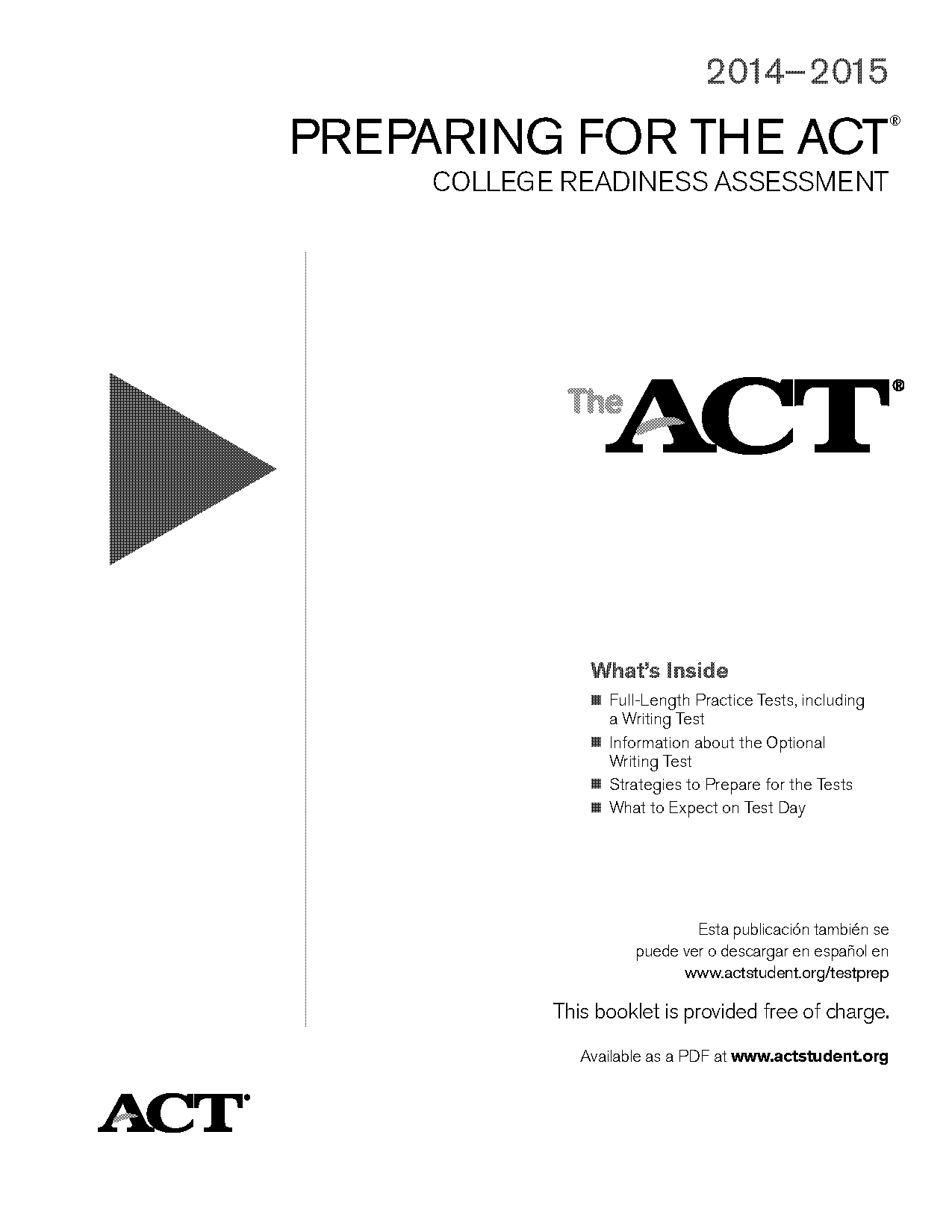 printable act math practice test