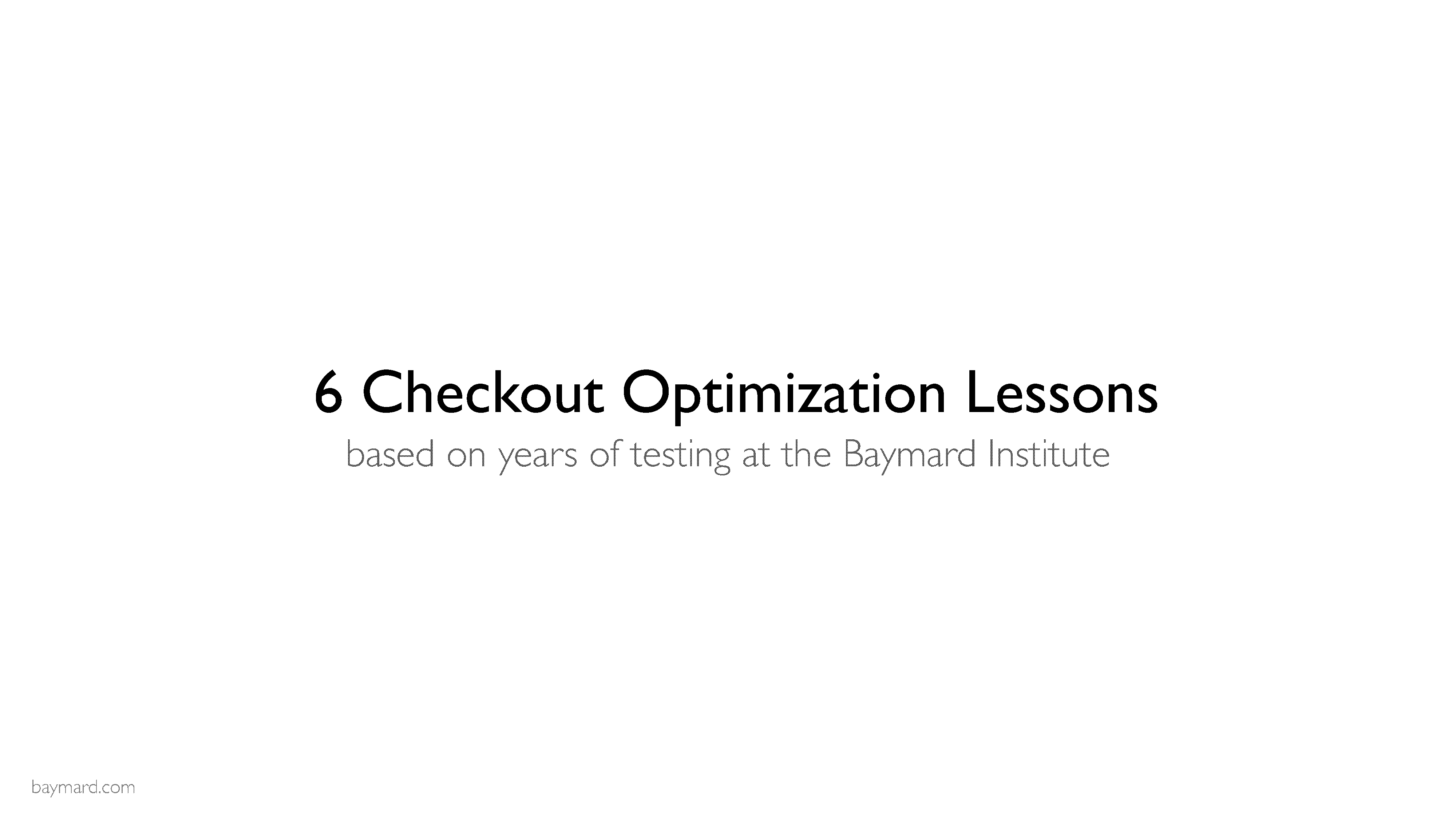 checkout optimization guide pdf