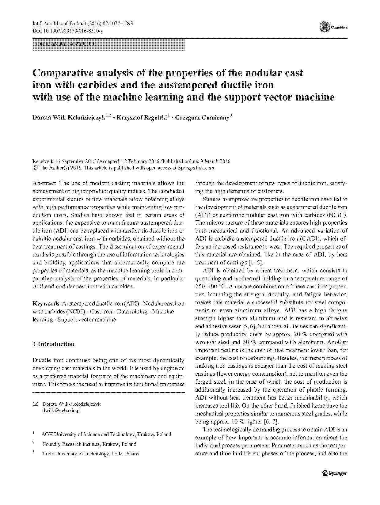 cast iron chemical properties