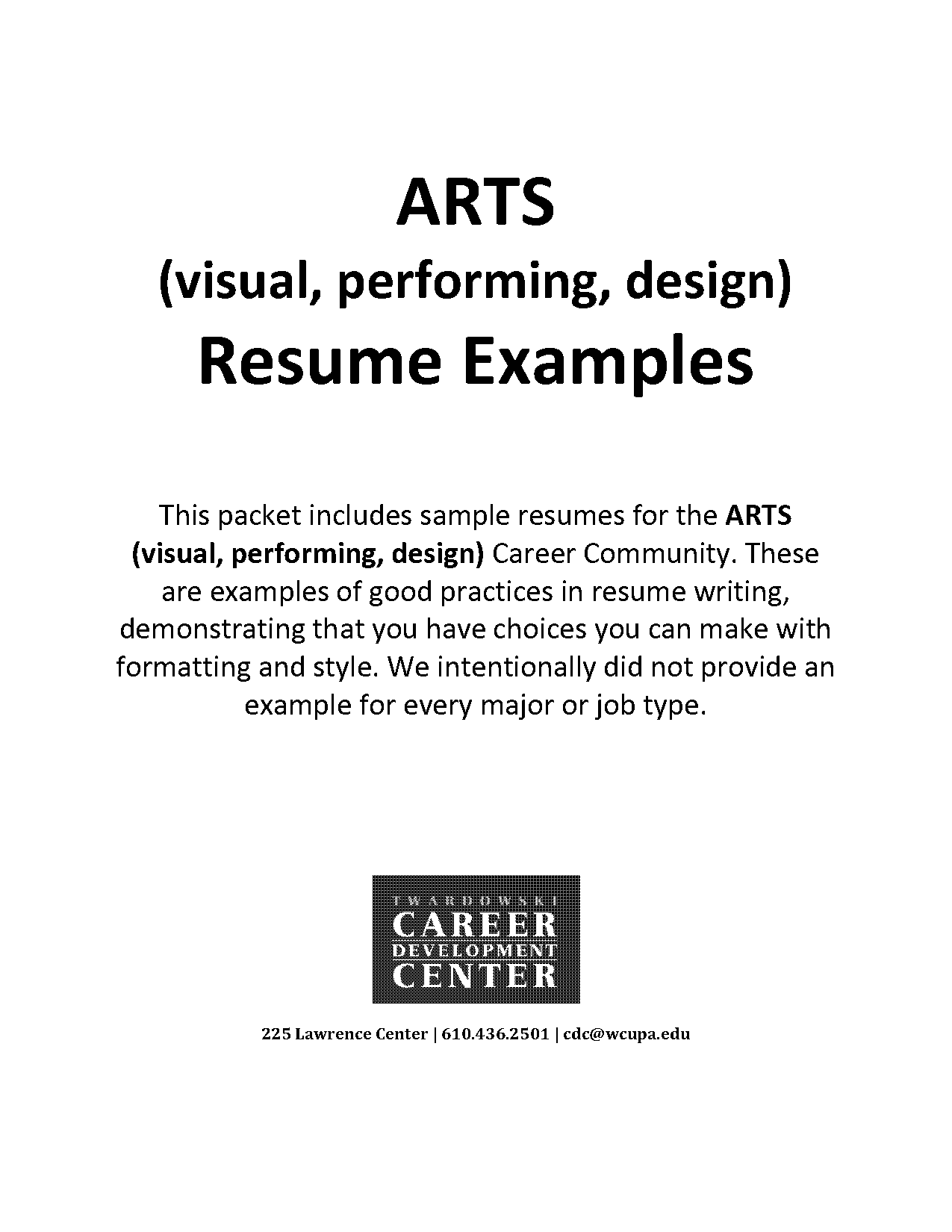 dance choreographer resume sample